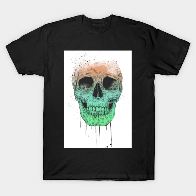 Pop art skull T-Shirt by Tianna Bahringer